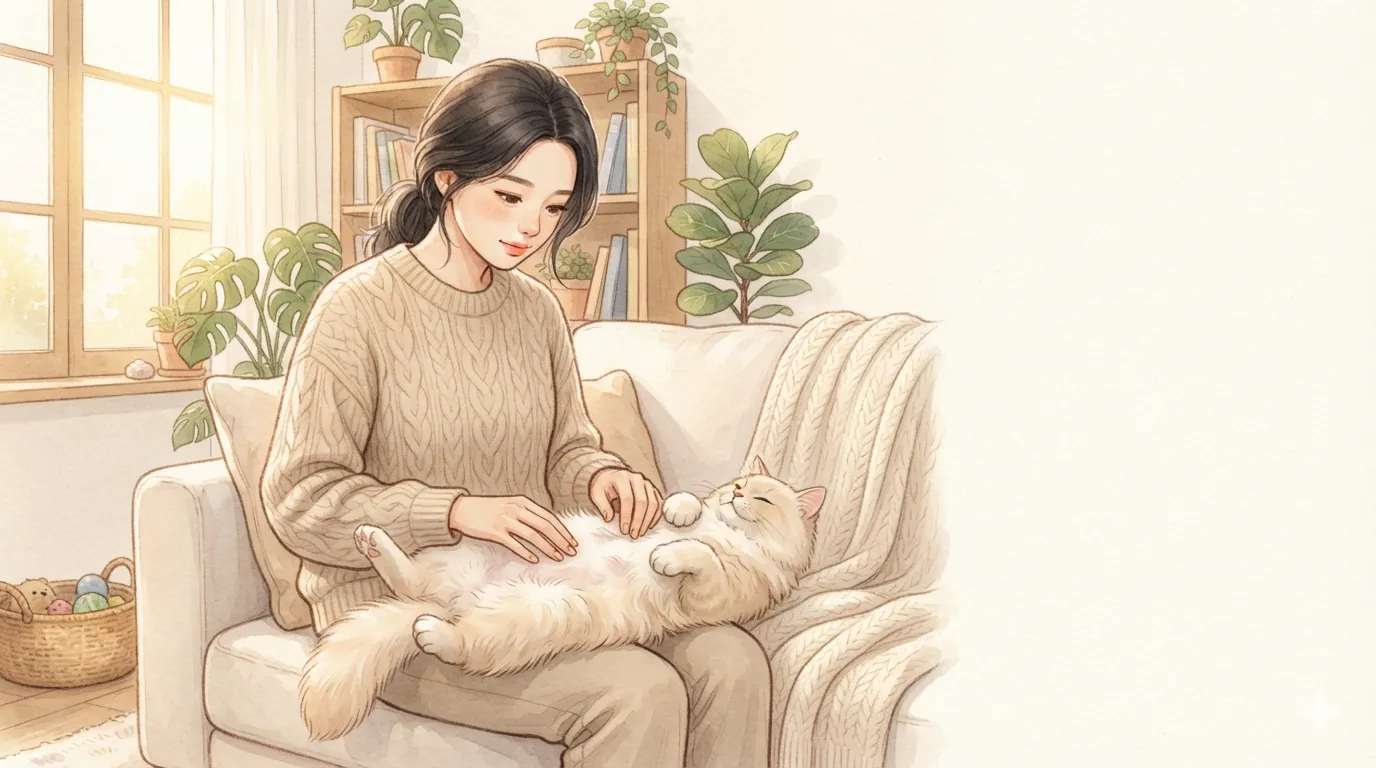 고양이 피부 발진, 병원에 가기 전 보호자가 확인해 보면 좋은 것들 — 설명용 일러스트